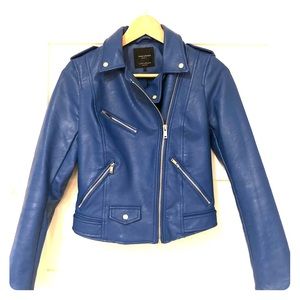 Zara faux leather jacket XS